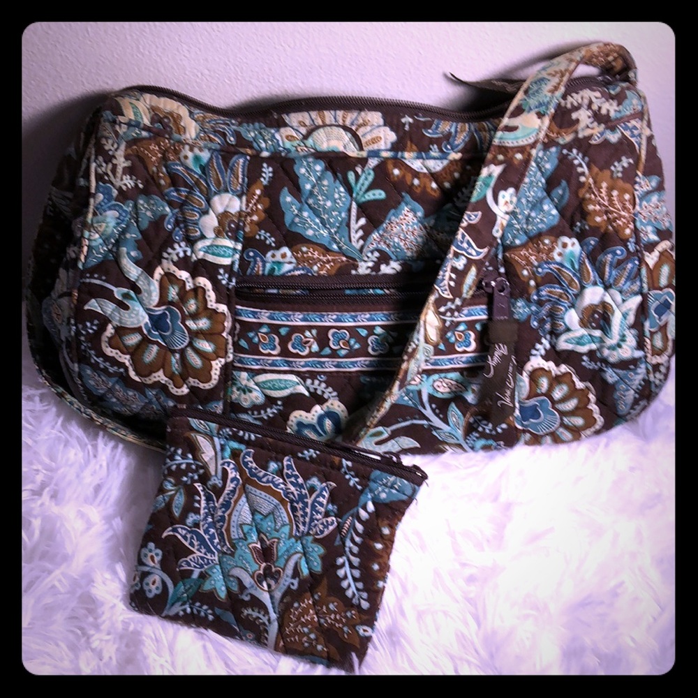 Vera Bradley purse in Java Blue & matching wallet